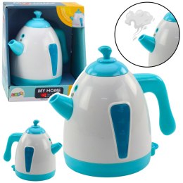 Czajnik Na Baterie Para Wodna Światła Dźwięki Turkusowy LEAN Toys