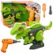 Dinozaur Do Rozkręcania Skręcania Zielony Wiertarka DIY LEAN Toys