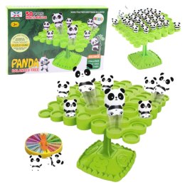 Gra Zręcznościowa Balansujące Skaczące Pandy Drzewo 50el LEAN Toys