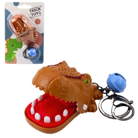 Gra Zręcznościowa Dentysta Dinozaur Brelok Zawieszka 2w1 LEAN TOYS Gra Zręcznościowa Dentysta Dinozaur Brelok Zawieszka 2w1 LEAN TOYS