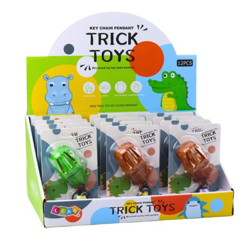 Gra Zręcznościowa Dentysta Dinozaur Brelok Zawieszka 2w1 LEAN TOYS Gra Zręcznościowa Dentysta Dinozaur Brelok Zawieszka 2w1 LEAN TOYS
