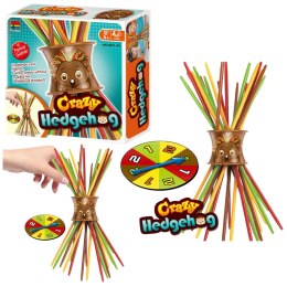 Gra Zręcznościowa Rodzinna Szalony Jeż Bierki Tarcza LEAN Toys