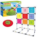 Gra Zręcznościowa Rzut Frisbee Dyskiem Do Celu Domowa Ogrodowa LEAN Toys