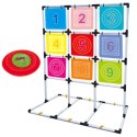 Gra Zręcznościowa Rzut Frisbee Dyskiem Do Celu Domowa Ogrodowa LEAN Toys
