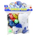 Gra Zręcznościowa Strzał Do Celu Pistolet Kulki Na Rzep Kosmos LEAN TOYS