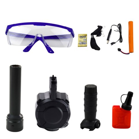 Karabin AK Na Kulki Wodne Hydrożelowe Celownik Akcesoria Okulary 96cm LEAN Toys Karabin AK Na Kulki Wodne Hydrożelowe Celownik Akcesoria Okulary 96cm LEAN Toys