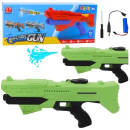 Karabin Na Wodę Elektryczny Automatyczny Zielony Zasięg 10m LEAN Toys