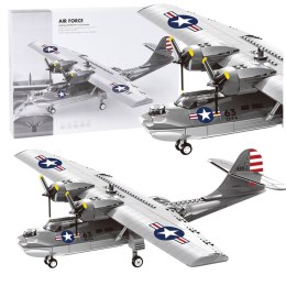 Klocki Konstrukcyjne Samolot PBY-5A Catalina 364el LEAN Toys