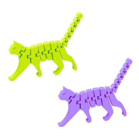 Kot Puzzle Fidget 3D Układanka Elastyczny Do Wyginania Mix LEAN TOYS Kot Puzzle Fidget 3D Układanka Elastyczny Do Wyginania Mix LEAN TOYS