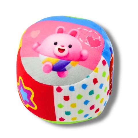 Miękka Piłka Z Grzechotką Dla Malucha Kolorowa 9cm LEAN TOYS Miękka Piłka Z Grzechotką Dla Malucha Kolorowa 9cm LEAN TOYS