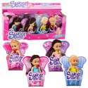 Mini Laleczka Wróżka Elf Niebieska Fioletowa Różowa Mix 11,5cm LEAN TOYS