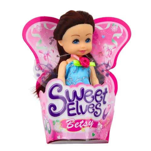 Mini Laleczka Wróżka Elf Niebieska Fioletowa Różowa Mix 11,5cm LEAN TOYS Mini Laleczka Wróżka Elf Niebieska Fioletowa Różowa Mix 11,5cm LEAN TOYS