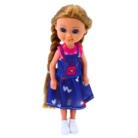 Mini Laleczka Z Długimi Włosami W Sukience 15cm Mix LEAN TOYS Mini Laleczka Z Długimi Włosami W Sukience 15cm Mix LEAN TOYS