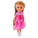 Mini Laleczka Z Długimi Włosami W Sukience 15cm Mix LEAN TOYS