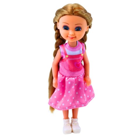 Mini Laleczka Z Długimi Włosami W Sukience 15cm Mix LEAN TOYS Mini Laleczka Z Długimi Włosami W Sukience 15cm Mix LEAN TOYS