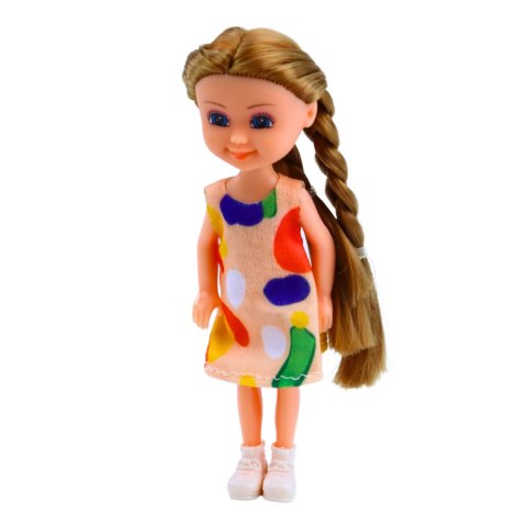 Mini Laleczka Z Długimi Włosami W Sukience 15cm Mix LEAN TOYS Mini Laleczka Z Długimi Włosami W Sukience 15cm Mix LEAN TOYS