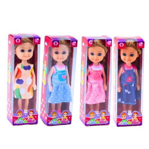 Mini Laleczka Z Długimi Włosami W Sukience 15cm Mix LEAN TOYS Mini Laleczka Z Długimi Włosami W Sukience 15cm Mix LEAN TOYS