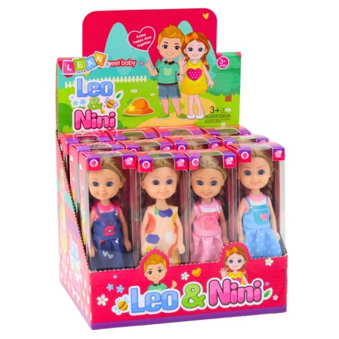 Mini Laleczka Z Długimi Włosami W Sukience 15cm Mix LEAN TOYS Mini Laleczka Z Długimi Włosami W Sukience 15cm Mix LEAN TOYS