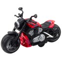 Motocykl Zabawkowy Na Baterie Napęd Światła Dźwięki Czerwony LEAN Toys