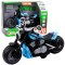 Motocykl Zabawkowy Na Baterie Napęd Światła Dźwięki Niebieski LEAN Toys
