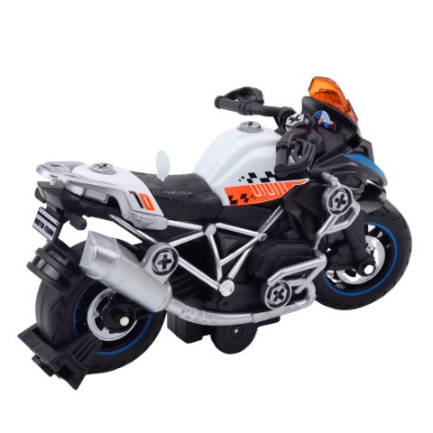 Motor Wyścigowy Do Skręcania Rozkręcania DIY Światła Dźwięki Czarny LEAN Toys Motor Wyścigowy Do Skręcania Rozkręcania DIY Światła Dźwięki Czarny LEAN Toys