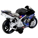 Motor Wyścigowy Ścigacz Napęd Światła Dźwięki Czarno-Niebieski LEAN Toys