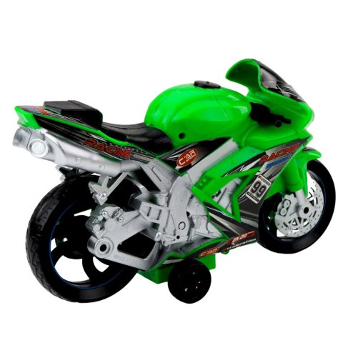 Motor Wyścigowy Ścigacz Napęd Światła Dźwięki Zielony LEAN Toys Motor Wyścigowy Ścigacz Napęd Światła Dźwięki Zielony LEAN Toys