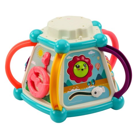 Multifunkcyjna Kostka Edukacyjna Sorter 7w1 Światła Dźwięki LEAN Toys Multifunkcyjna Kostka Edukacyjna Sorter 7w1 Światła Dźwięki LEAN Toys