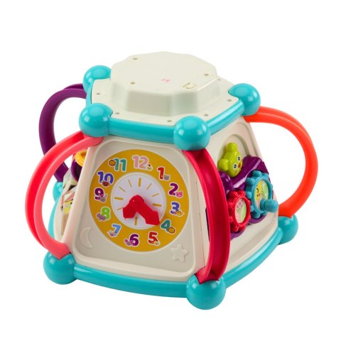 Multifunkcyjna Kostka Edukacyjna Sorter 7w1 Światła Dźwięki LEAN Toys Multifunkcyjna Kostka Edukacyjna Sorter 7w1 Światła Dźwięki LEAN Toys