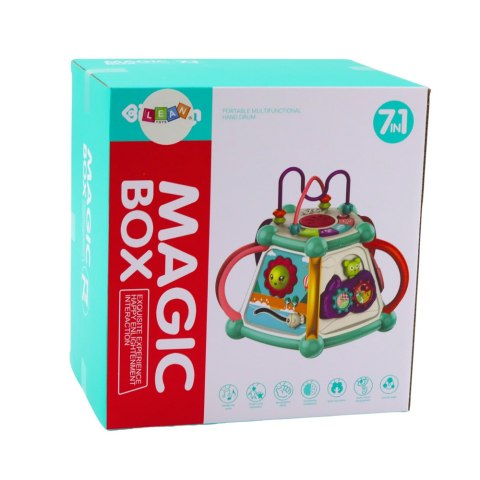Multifunkcyjna Kostka Edukacyjna Sorter 7w1 Światła Dźwięki LEAN Toys Multifunkcyjna Kostka Edukacyjna Sorter 7w1 Światła Dźwięki LEAN Toys