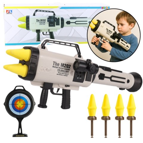 Ogromna Wyrzutnia Rakiet M202 Pociski Gąbkowe 68cm LEAN Toys Ogromna Wyrzutnia Rakiet M202 Pociski Gąbkowe 68cm LEAN Toys