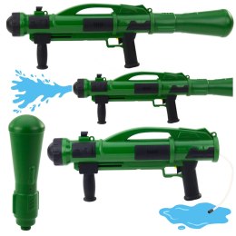 Pistolet Broń Na Wodę Bazooka Z Pompą 73 cm Zielona 1100ml LEAN Toys