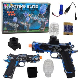 Pistolet Elektryczny Na Kulki Wodne Grafitti Niebieski LEAN Toys