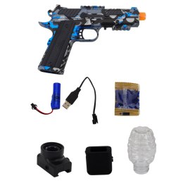 Pistolet Elektryczny Na Kulki Wodne Grafitti Niebieski LEAN Toys