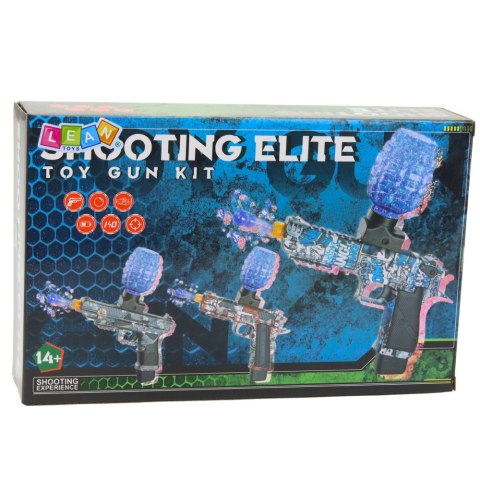 Pistolet Elektryczny Na Kulki Wodne Grafitti Niebieski LEAN Toys Pistolet Elektryczny Na Kulki Wodne Grafitti Niebieski LEAN Toys