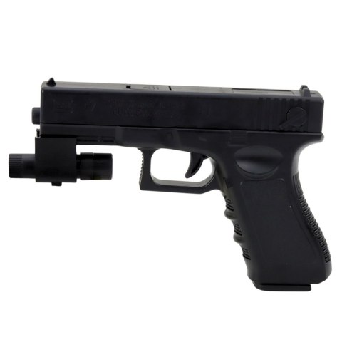 Pistolet Na Kulki Wodne Strzałki Piankowe Laser Czarny LEAN Toys Pistolet Na Kulki Wodne Strzałki Piankowe Laser Czarny LEAN Toys