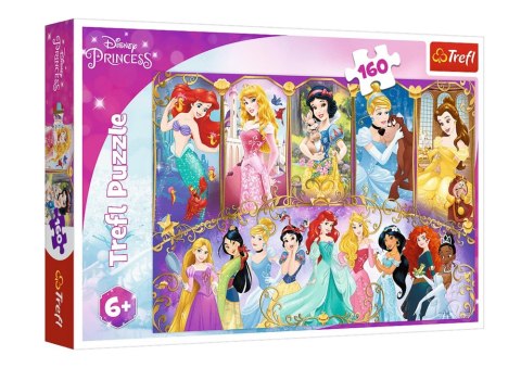 Puzzle - 160 - Portrety Księżniczek - Disney Princess Trefl 15407 Trefl Puzzle Puzzle - 160 - Portrety Księżniczek - Disney Princess Trefl 15407 Trefl Puzzle