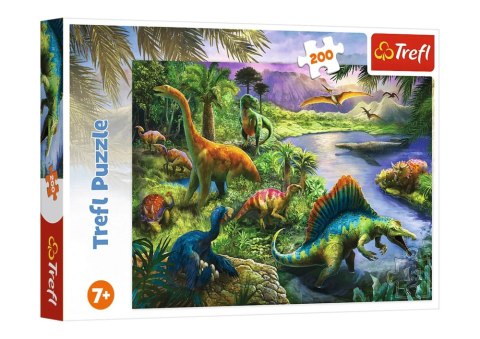 Puzzle - 200 - Drapieżne dinozaury - Trefl - 13281 Trefl Puzzle Puzzle - 200 - Drapieżne dinozaury - Trefl - 13281 Trefl Puzzle