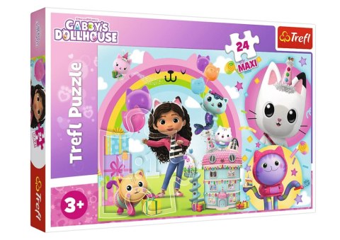 Puzzle - 24 Maxi -Wesoła Gabi Trefl 14353 Trefl Puzzle