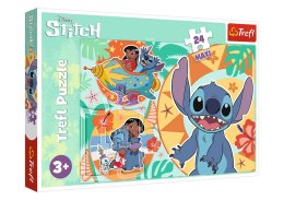 Puzzle - 24 Maxi - Wesoły dzień Lilo and Stitch - Disney Lilo and Stitch 14365 Trefl Puzzle