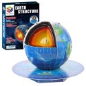 Puzzle 3D Edukacyjne Planeta Ziemia Jądro Ziemskie 50el LEAN Toys