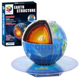Puzzle 3D Edukacyjne Planeta Ziemia Jądro Ziemskie 50el LEAN Toys