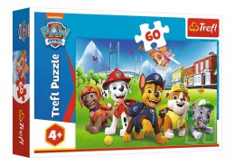 Puzzle - 60 - Paw Patrol na polanie - Trefl 17375 Trefl Puzzle