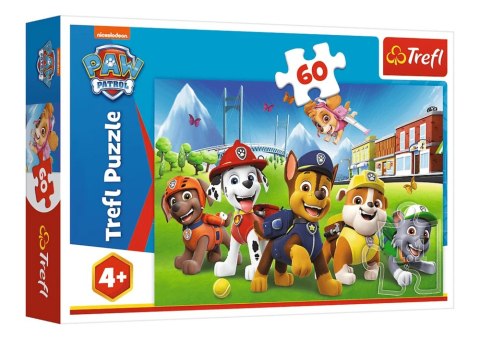 Puzzle - 60 - Paw Patrol na polanie - Trefl 17375 Trefl Puzzle Puzzle - 60 - Paw Patrol na polanie - Trefl 17375 Trefl Puzzle