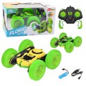 Samochód Kaskaderski Auto Zdalnie Sterowane RC 360° Zielony LEAN Toys