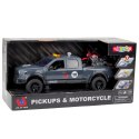 Samochód Pickup Z Motorem Światłą Dźwięki Szary 1:12 LEAN Toys