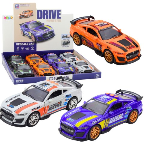 Samochód Wyścigowy GT 500 Otwierane Drzwi Napęd Światła Dźwięki Mix LEAN Toys Samochód Wyścigowy GT 500 Otwierane Drzwi Napęd Światła Dźwięki Mix LEAN Toys