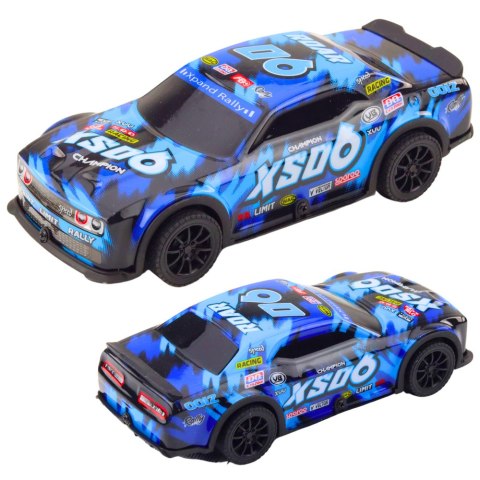 Samochód Wyścigowy XS06 Napęd Światła Dźwięki Pomarańczowy Niebieski LEAN Toys Samochód Wyścigowy XS06 Napęd Światła Dźwięki Pomarańczowy Niebieski LEAN Toys