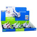 Samolot Pasażerski Na Baterie Światła Dźwięki Napęd Mix LEAN TOYS
