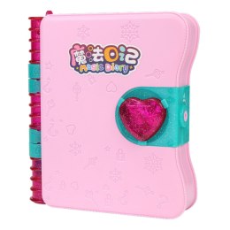 Sekretny Pamiętnik Na Kłódkę Notes Skrytka Kluczyk Akcesoria Różowy LEAN Toys